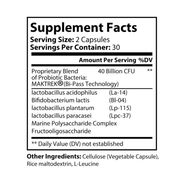 Anti-Volcano Probiotic Supplement